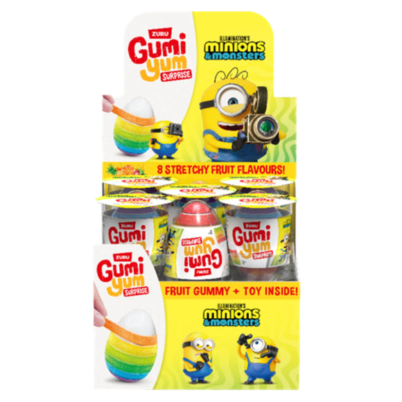 Gumi Yum Surprise Minions 26g Gummy & Toy (x 1 egg)