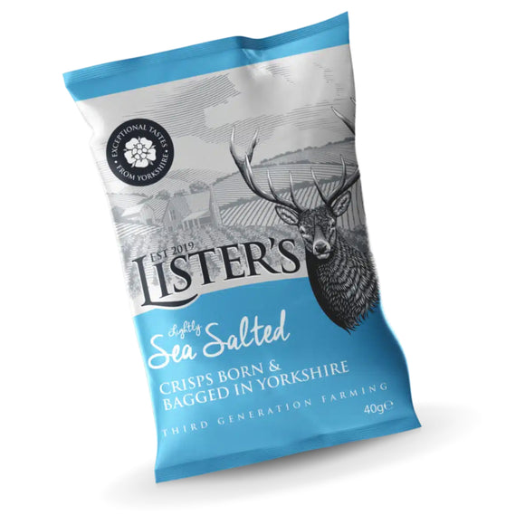 Lister's Lightly Sea Salted Crisps
