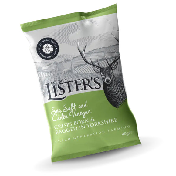 Lister's Sea Salt & Cider Vinegar Crisps