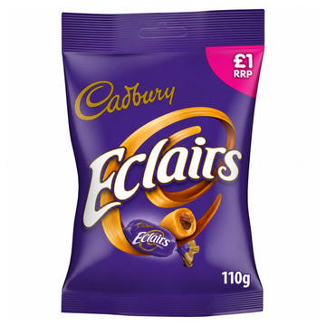 Cadbury Eclairs Chocolate Bag 110g PMP