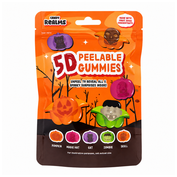 Candy Realms 5D Peelable Halloween Gummies 60g