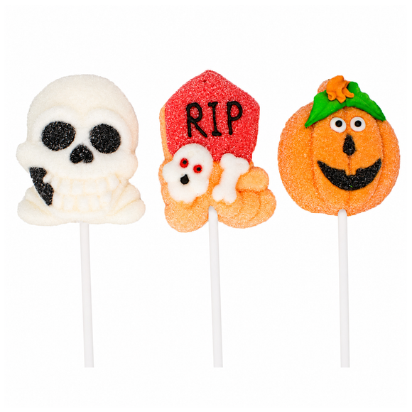 Candy Realms Halloween Mallow Pops 45g Random Character x 1