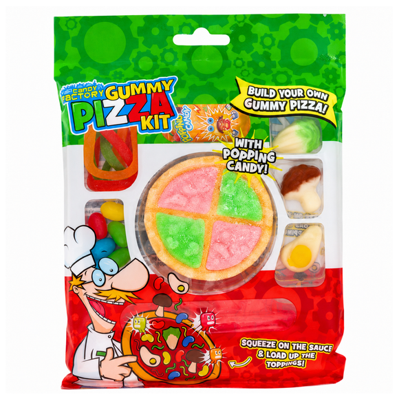 Crazy Candy Factory Gummy Pizza Kit 74g