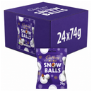 Cadbury Dairy Milk Chocolate Mini Snow Balls Bag 74g-2