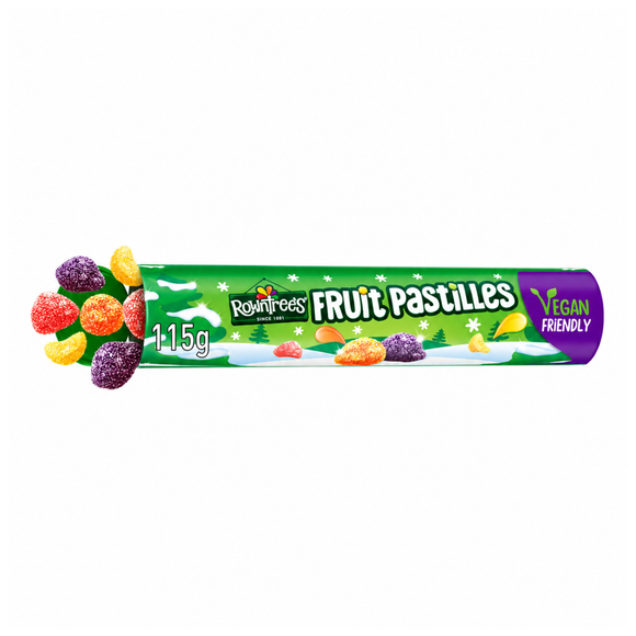 Rowntree's Fruit Pastilles Sweets Giant Tube 115g