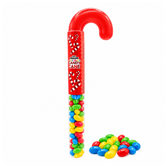 Candy Realms Jelly Beans Candy Cane 80g
