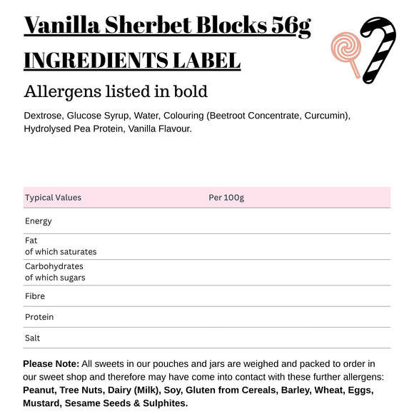 Vanilla Sherbet Blocks