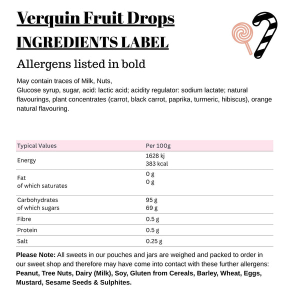 Verquin Fruit Drops