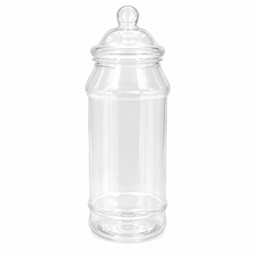 Victorian Plastic Sweet Jar 970ml (Empty)