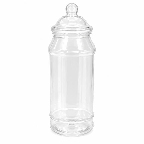 Victorian Plastic Sweet Jar 970ml (Empty)
