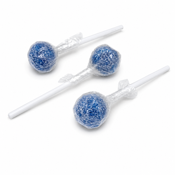 Vidal Lotta Lollies Tongue Painter Blue Raspberry Lollipops