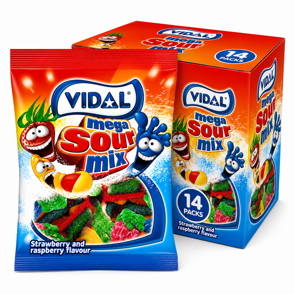 Vidal Mega Sour Mix 90g