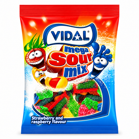 Vidal Mega Sour Mix 90g
