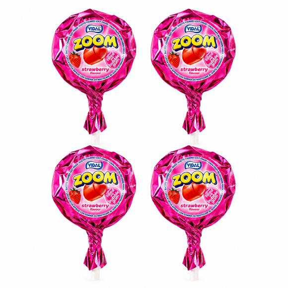 Vidal Mega Zoom Strawberry Lollipops