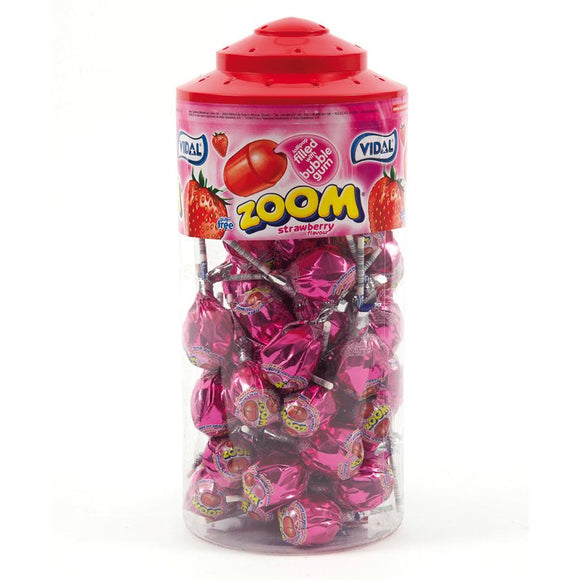 Vidal Mega Zoom Strawberry Lollipops