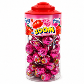 Vidal Mega Zoom Strawberry Lollipops