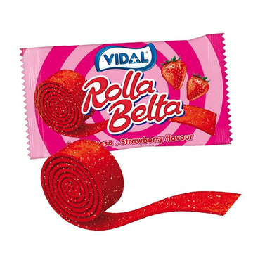 Vidal Rolla Belta Strawberry Rolls 20g
