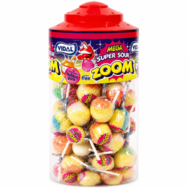 Vidal Super Sour Mega Zoom Lollies
