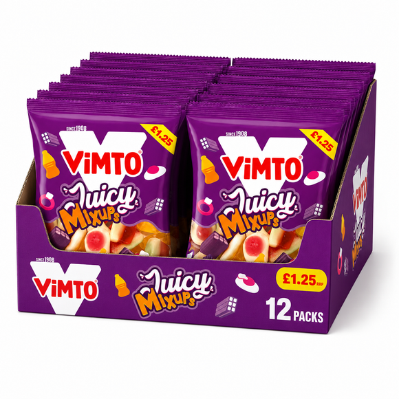 Vimto Juicy Mix Ups Share Bags 130g PMP