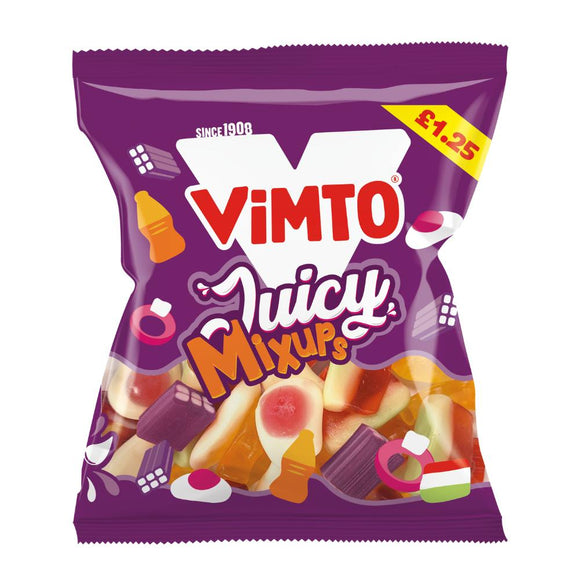 Vimto Juicy Mix Ups Share Bags 130g PMP