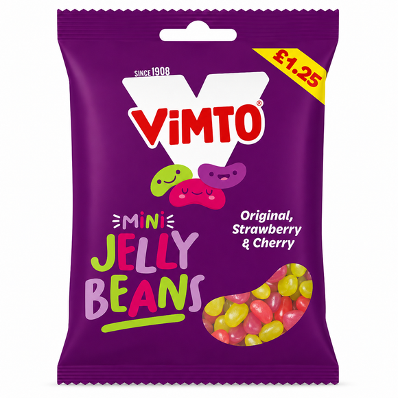 Vimto Mini Jelly Beans Bag 110g PMP