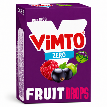 Vimto Zero Fruit Drops 36.5g