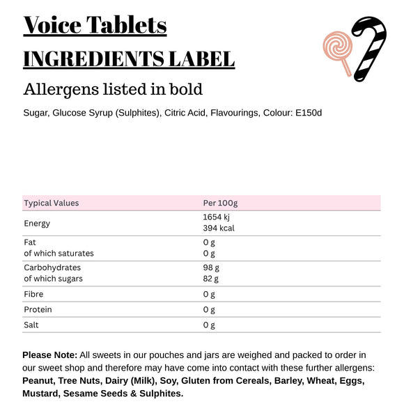 Voice Tablets