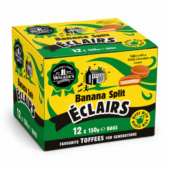 Walker's Nonsuch Banana Split Eclairs 150g