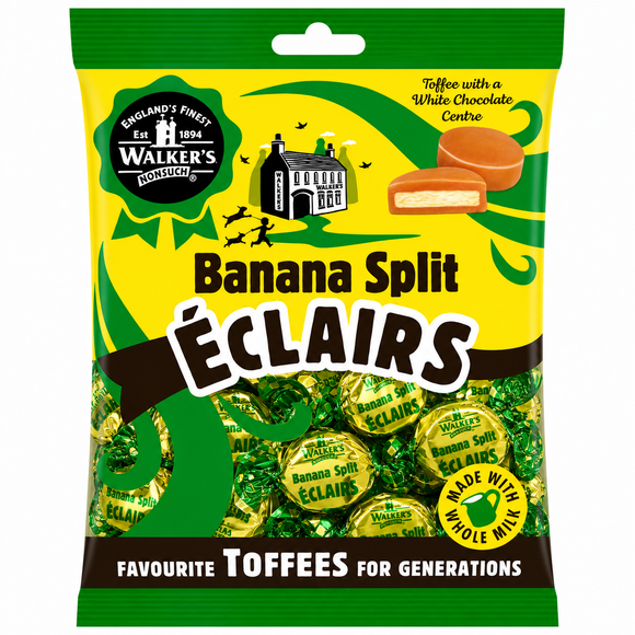 Walker's Nonsuch Banana Split Eclairs 150g
