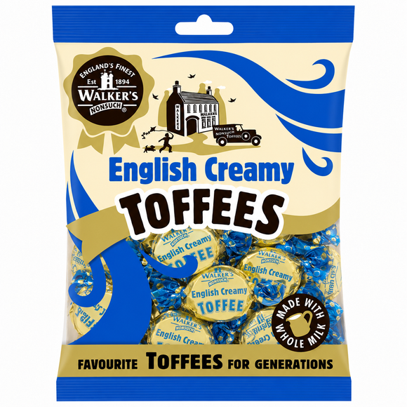 Walker's Nonsuch English Creamy Toffees 150g