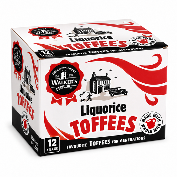 Walker's Nonsuch Liquorice Toffee Bags 150g