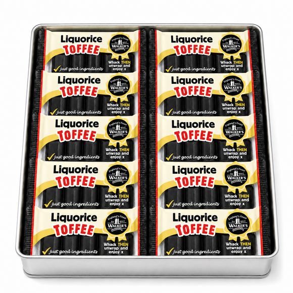 Walker's Nonsuch Liquorice Toffee Bars 100g