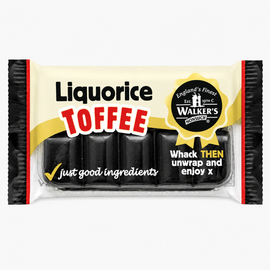 Walker's Nonsuch Liquorice Toffee Bars 100g