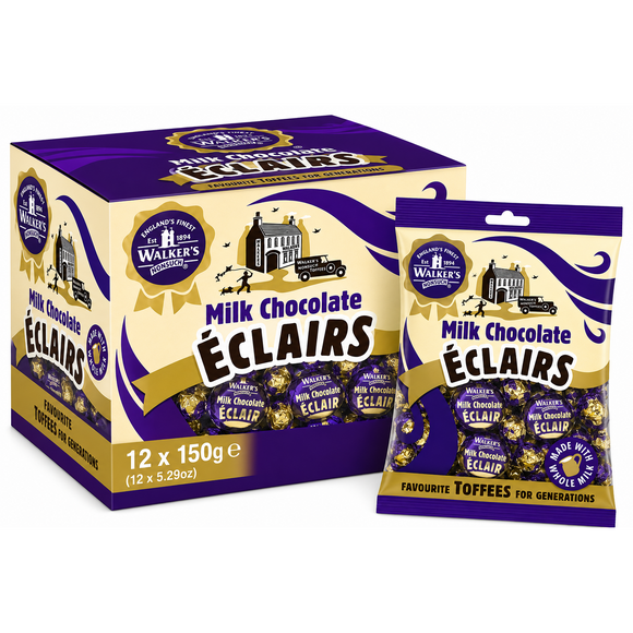 Walker's Nonsuch Milk Chocolate Eclairs 150g