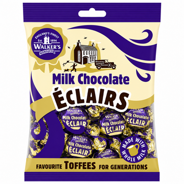 Walker's Nonsuch Milk Chocolate Eclairs 150g
