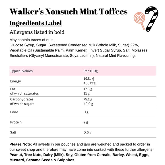 Walker's Nonsuch Mint Toffees