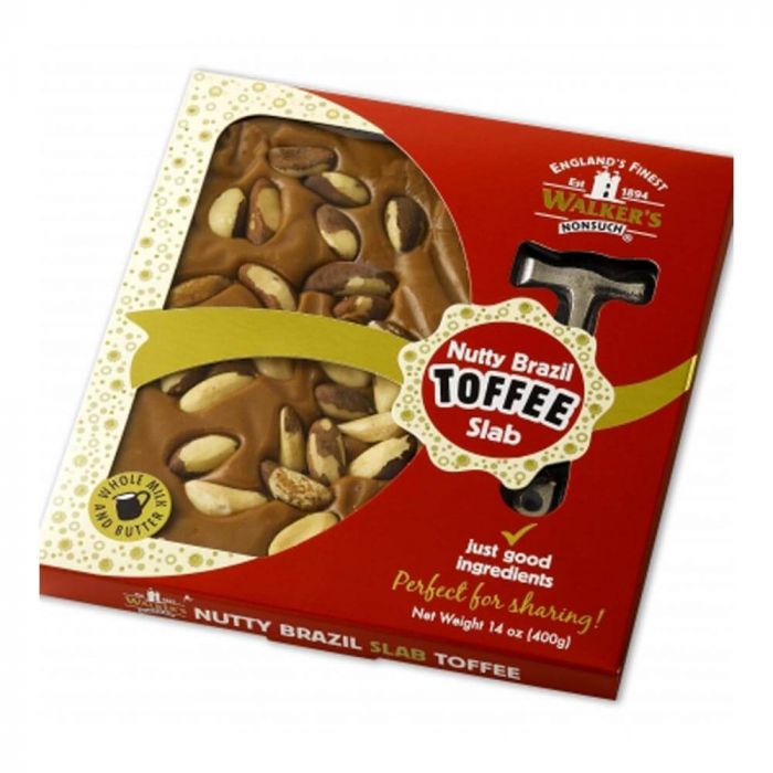 Walker's Nonsuch Nutty Brazil Toffee Hammer Pack 400g