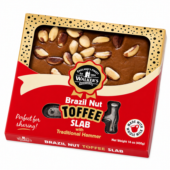 Walker's Nonsuch Nutty Brazil Toffee Hammer Pack 400g
