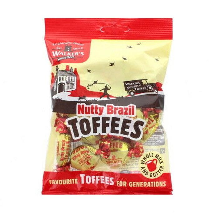 Walker's Nonsuch Nutty Brazil Toffees Bag 150g