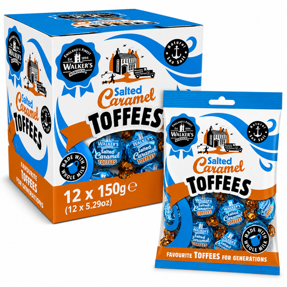 Walker's Nonsuch Salted Caramel Toffees 150g