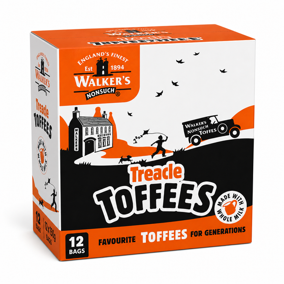 Walker's Nonsuch Treacle Toffee Bags 150g