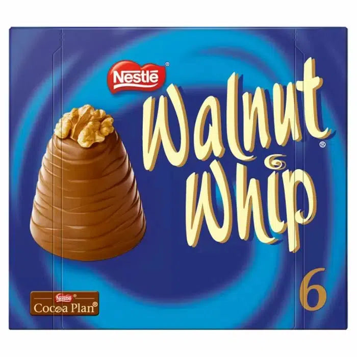Walnut Whip Chocolate Gift Box 6 Pack 180g