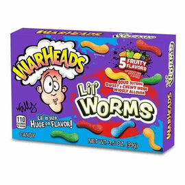 Warheads Lil' Worms Theatre Box 99g