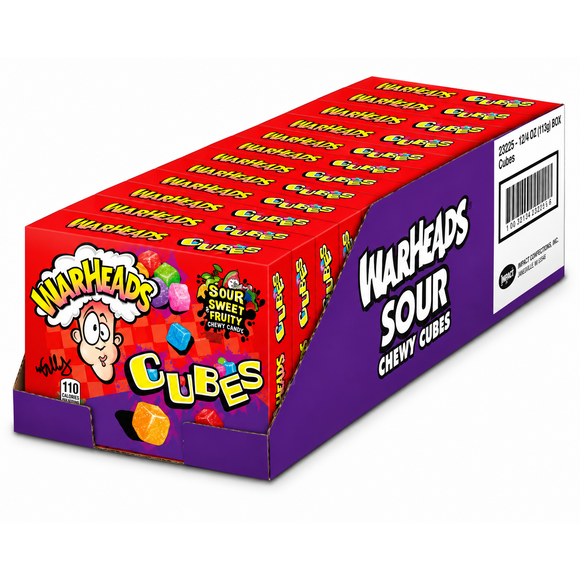Warheads Sour Chewy Cubes 113g