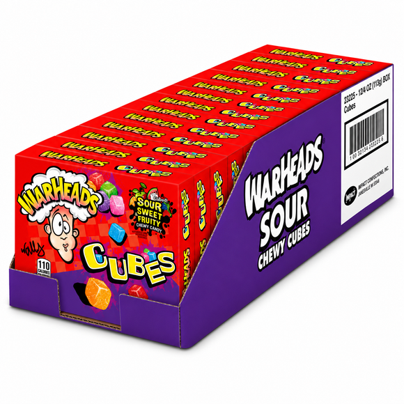 Warheads Sour Chewy Cubes 113g