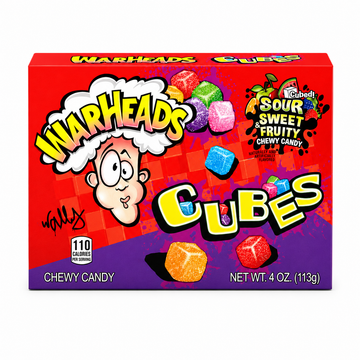 Warheads Sour Chewy Cubes 113g