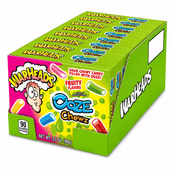 Warheads Sour Ooze Chewz Theatre Box 99g
