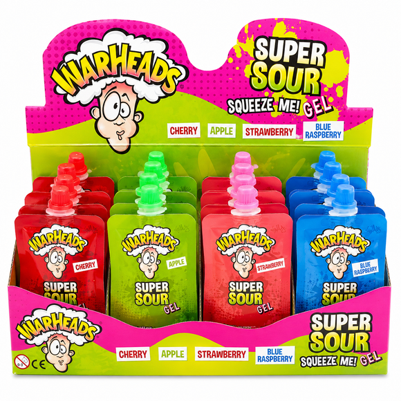 Warheads Super Sour Squeeze Me Gel 20g
