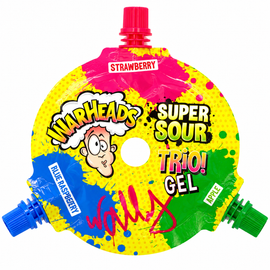Warheads Super Sour Trio Gel Wheel 51g