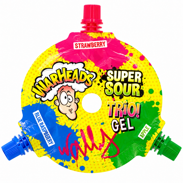 Warheads Super Sour Trio Gel Wheel 51g